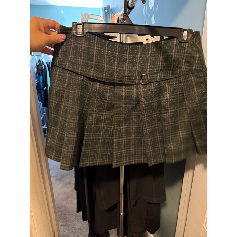 Altar’s state mini skirt plaid school skirt medium